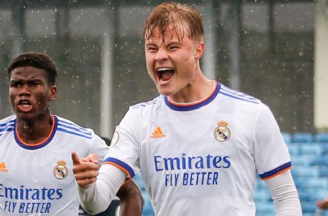 开云网站-又一个“球二代”要来了？北欧天才前锋闪耀皇马青训